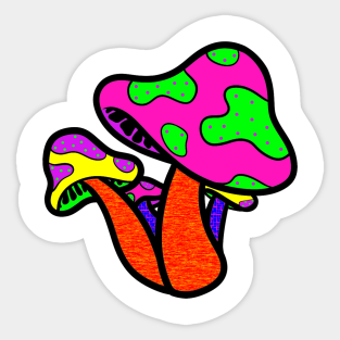 Trippy Mushroom Stickers Teepublic Playing cards doodles playing card games cards game cards donut tower doodle zentangle. trippy mushroom stickers teepublic