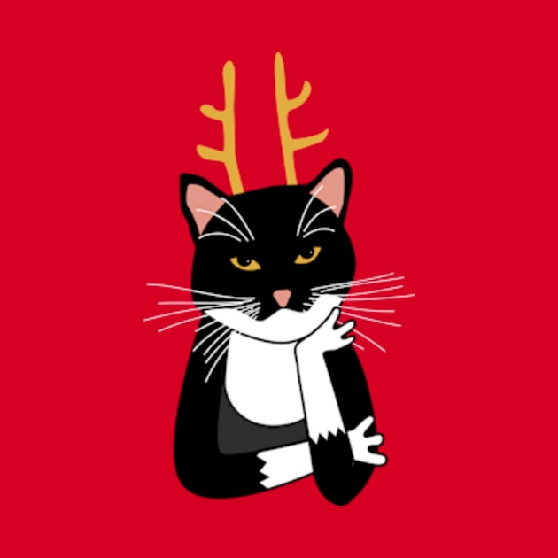 Sarcastic Christmas Cat by NicSquirrell