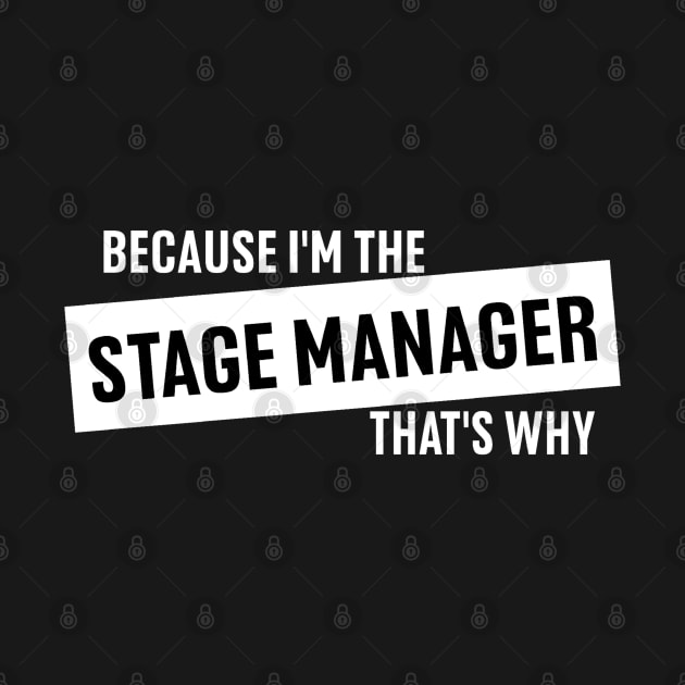 The Stage Manager's Reign of Order - OMITB by LopGraphiX