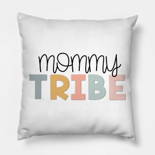 Mommy Tribe Muted Pastels Pillow