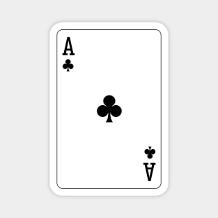 Ace of Clubs Magnet