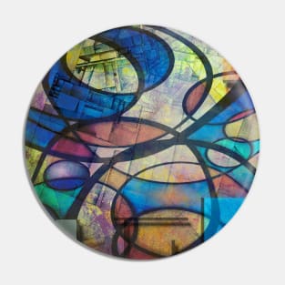 Trendy abstract art Pin
