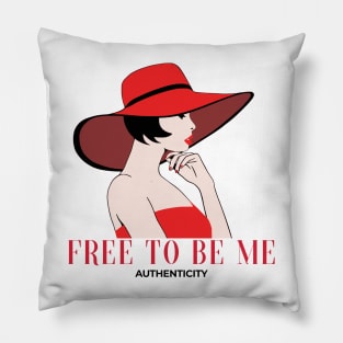 Free to be me Pillow