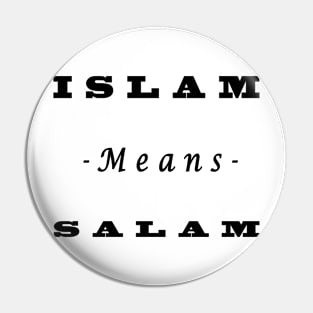Islam means salam " Islamic clothing " (2) Pin