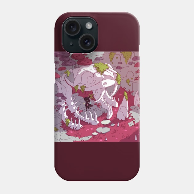 Into the snakes belly Phone Case by Freeminds