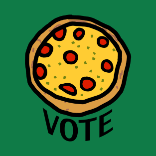 Pizza gets my Political Vote T-Shirt