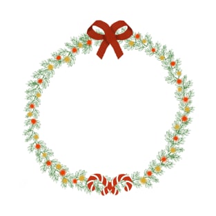 Christmas wreath T-Shirt