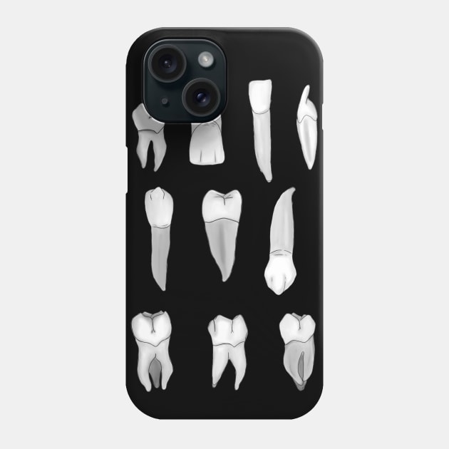 Teeth Phone Case by juttatis