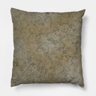 Gray marble stone with dark veins Pillow