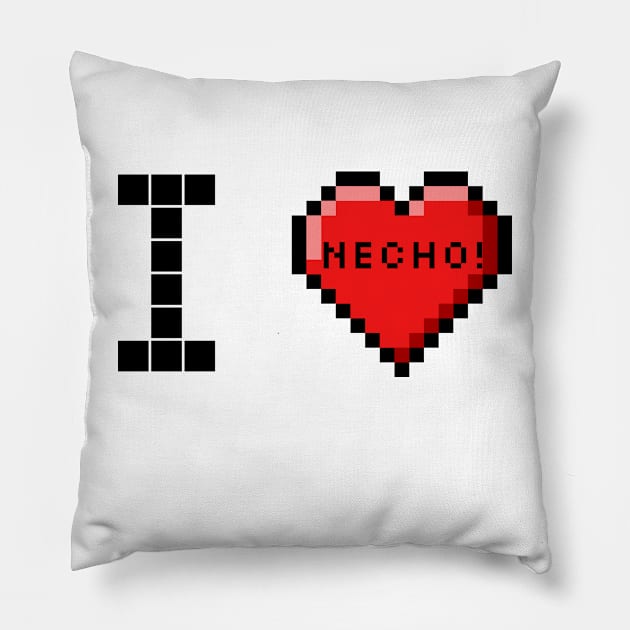 I love Necho 90s style Pillow by Dogyy ART