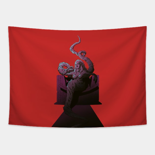 nyarlathotep (lovecraft monster) Tapestry by Kotolevskiy