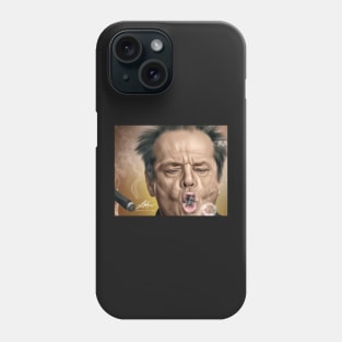 Jack Nicholson Digital Oil Painting Phone Case