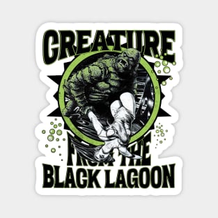 Creature from ther Black LagoonMonster Movie Classic Distressed look Magnet