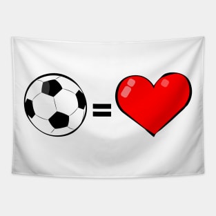 Football / Soccer Is Love Tapestry