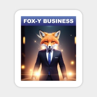 Just a Fox-y business Magnet