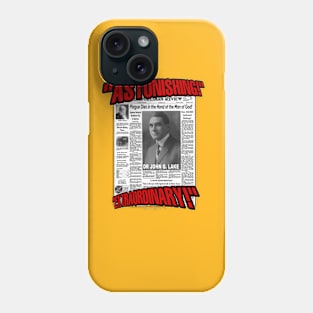 John G. Lake Newspaper Phone Case