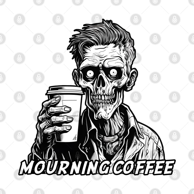 Zombie morning coffee by beangeerie