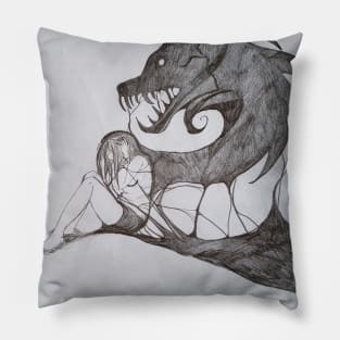 The Demons in my Life Pillow