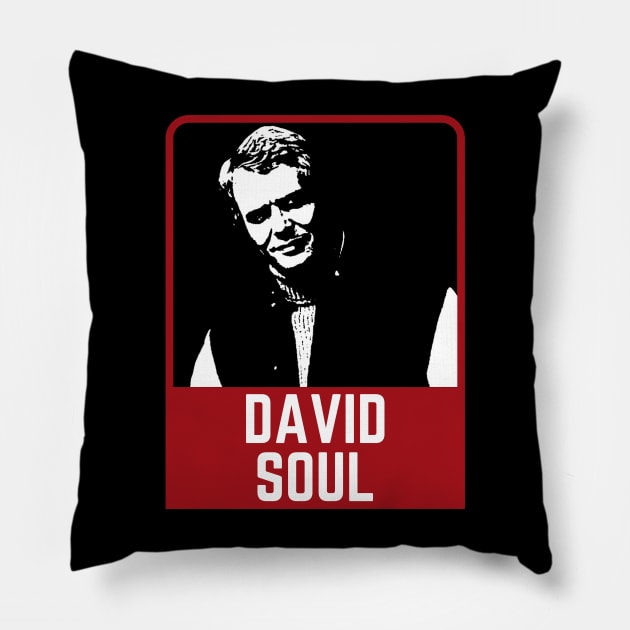 David soul ~~~ 70s retro Pillow by BobyOzzy