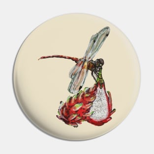 Dragon Fly Fruit Pin