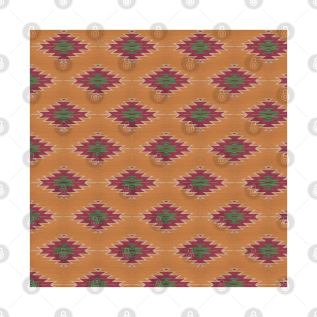 Digitized Aztec Navajo , Kilim Diamond  Pattern by justrachna