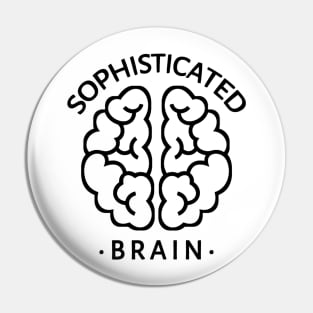 Sophisticated Brain Pin