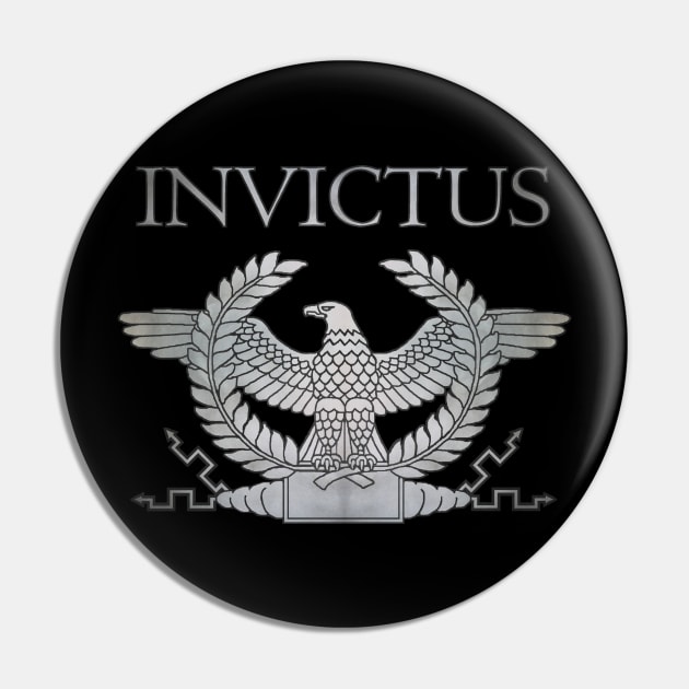 Invictus Silver Eagle Pin by AtlanteanArts