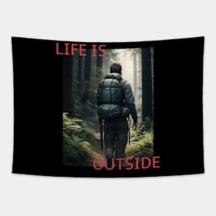 Life is outside V2 Tapestry