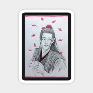Wei Wuxian (The Untamed) pencil drawing Magnet