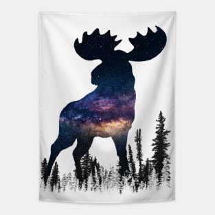 Moose Animal Forest Wild Nature World Free Land Tapestry