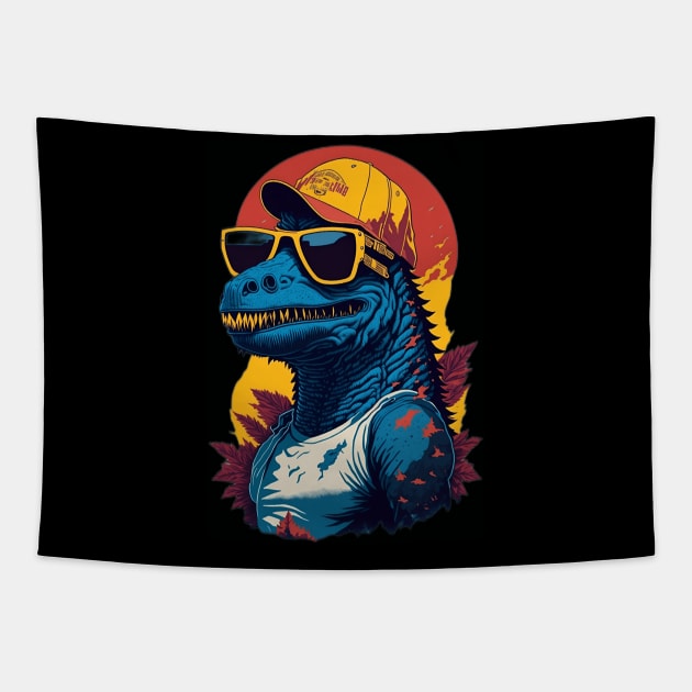 Retro Godzilla Tapestry by Shop Goods