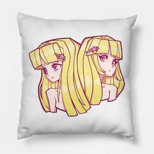 Gemini Portrait Pillow