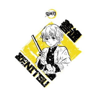 DEMON SLAYER: ZENITSU YELLOW (GRUNGE STYLE) T-Shirt