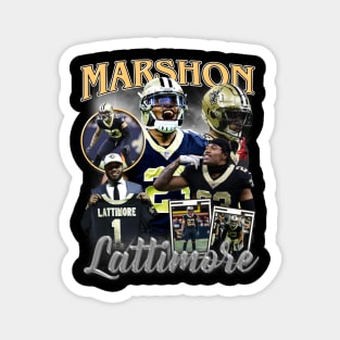 VINTAGE FOOTBALL MARSHON LATTIMORE BOOTLEG Magnet