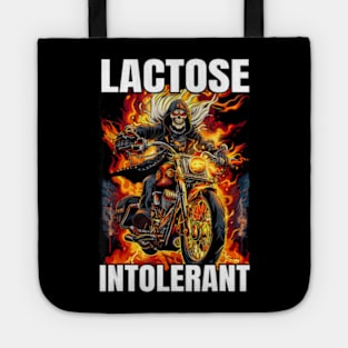 Lactose Intolerant Skeleton Lactose Intolerance Tote