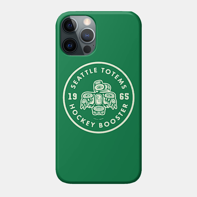 Seattle Totems Hockey - Booster Pin - Seattle - Phone Case