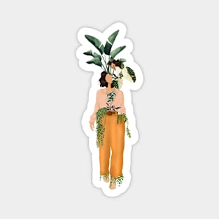 Modern Plant Lady 19 Magnet