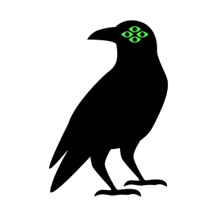 Cursed Crow - Green T-Shirt