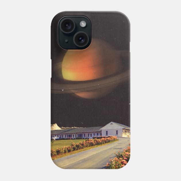 Saturn Station Phone Case by linearcollages