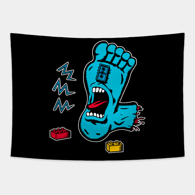 Skater Foot! Tapestry by Raffiti