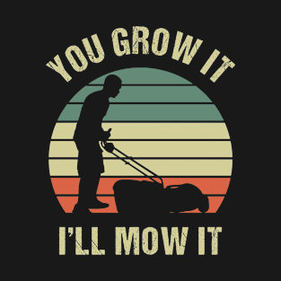 Landscaper gardener retro gift idea T-Shirt