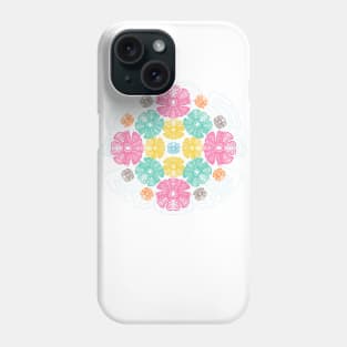 Flower Bowl - Paper cut patterns Phone Case