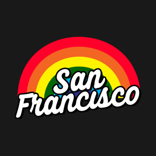 San Francisco LGBT Gay Pride Rainbow Flag T-Shirt