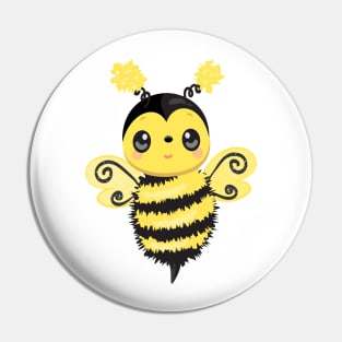 Cute Fuzzy Wuzzy Bumblebee Pin