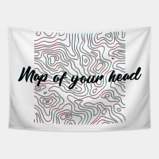 Map of Your Head Tapestry