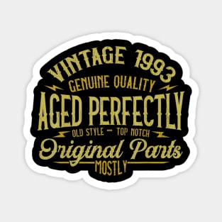 Vintage 1993 27th Birthday 27 Years Old Gift Magnet