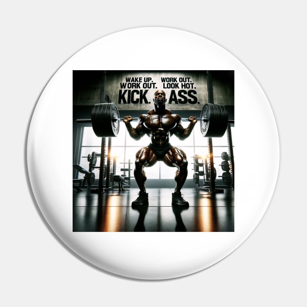 Wake up. Work out. Look hot. Kick ass Pin by St01k@