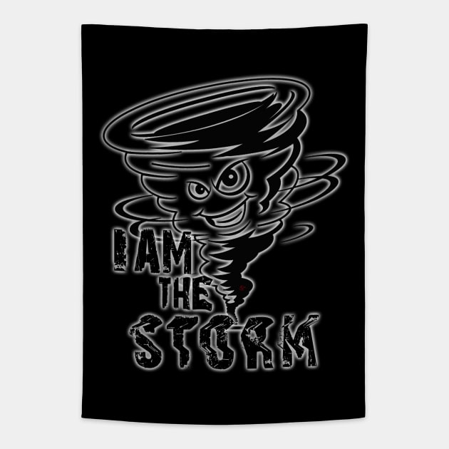 I Am The Storm Tapestry by Turnbill Truth Designs