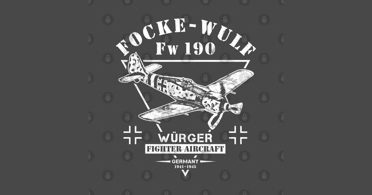 Focke Wulf Fw 190 German Fighter Ww2 Aircraft T Shirt Teepublic