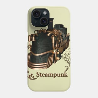 Awesome steampunk train Phone Case